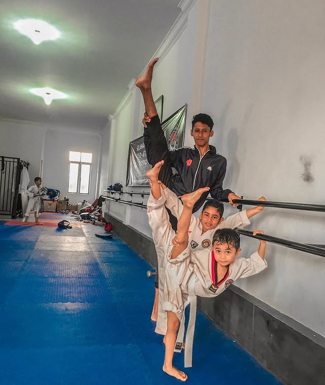 Suasana latihan Taekwondo